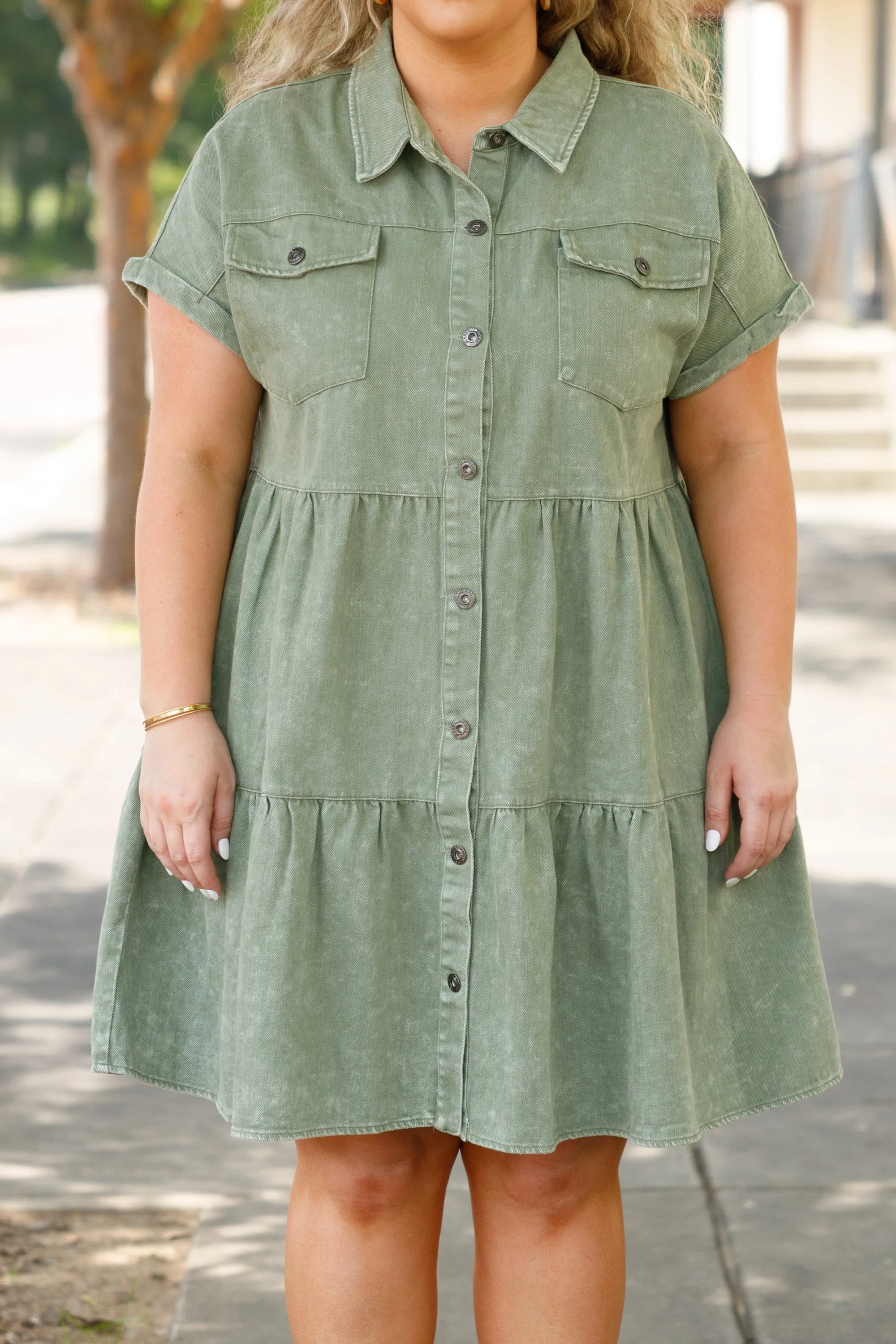 Daydreaming About This Dress, Olive