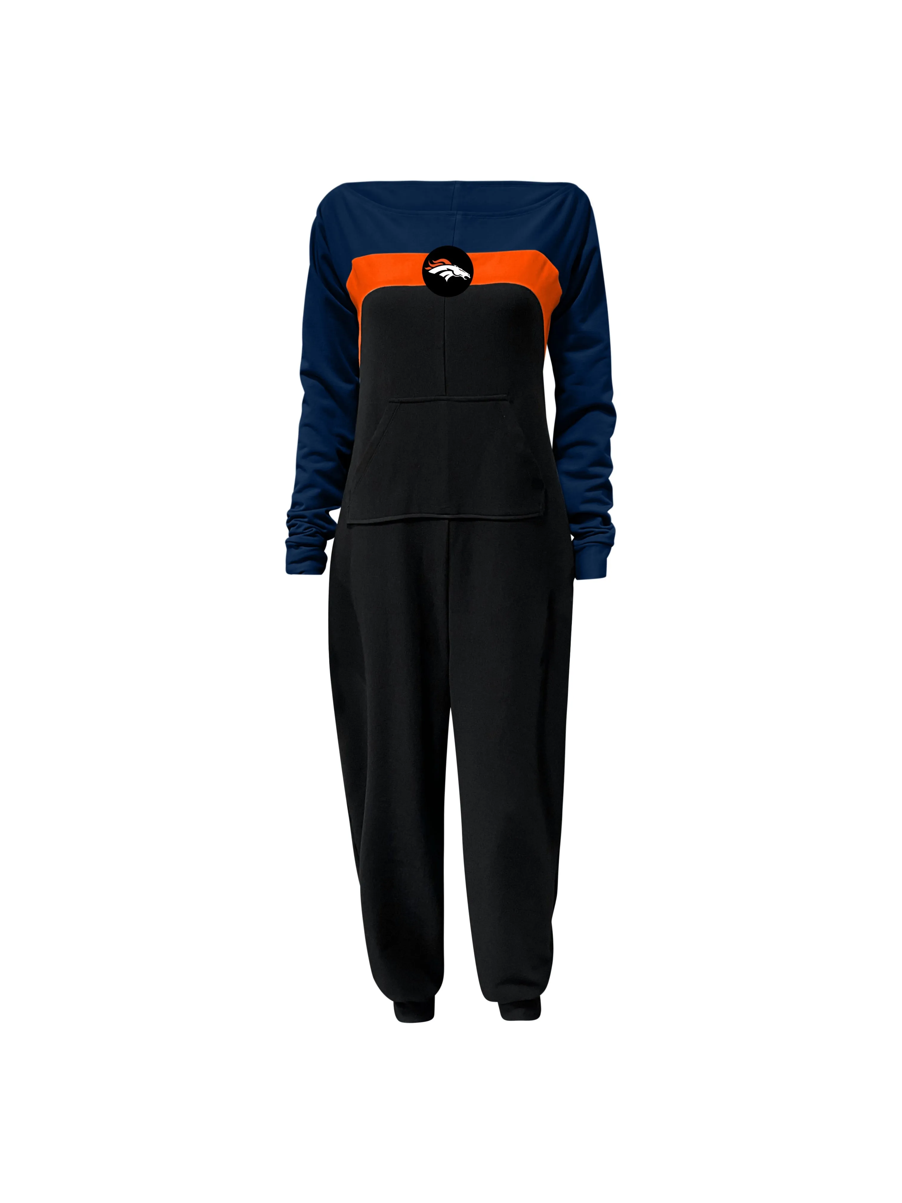 Denver Broncos Color Block Jumpsuit