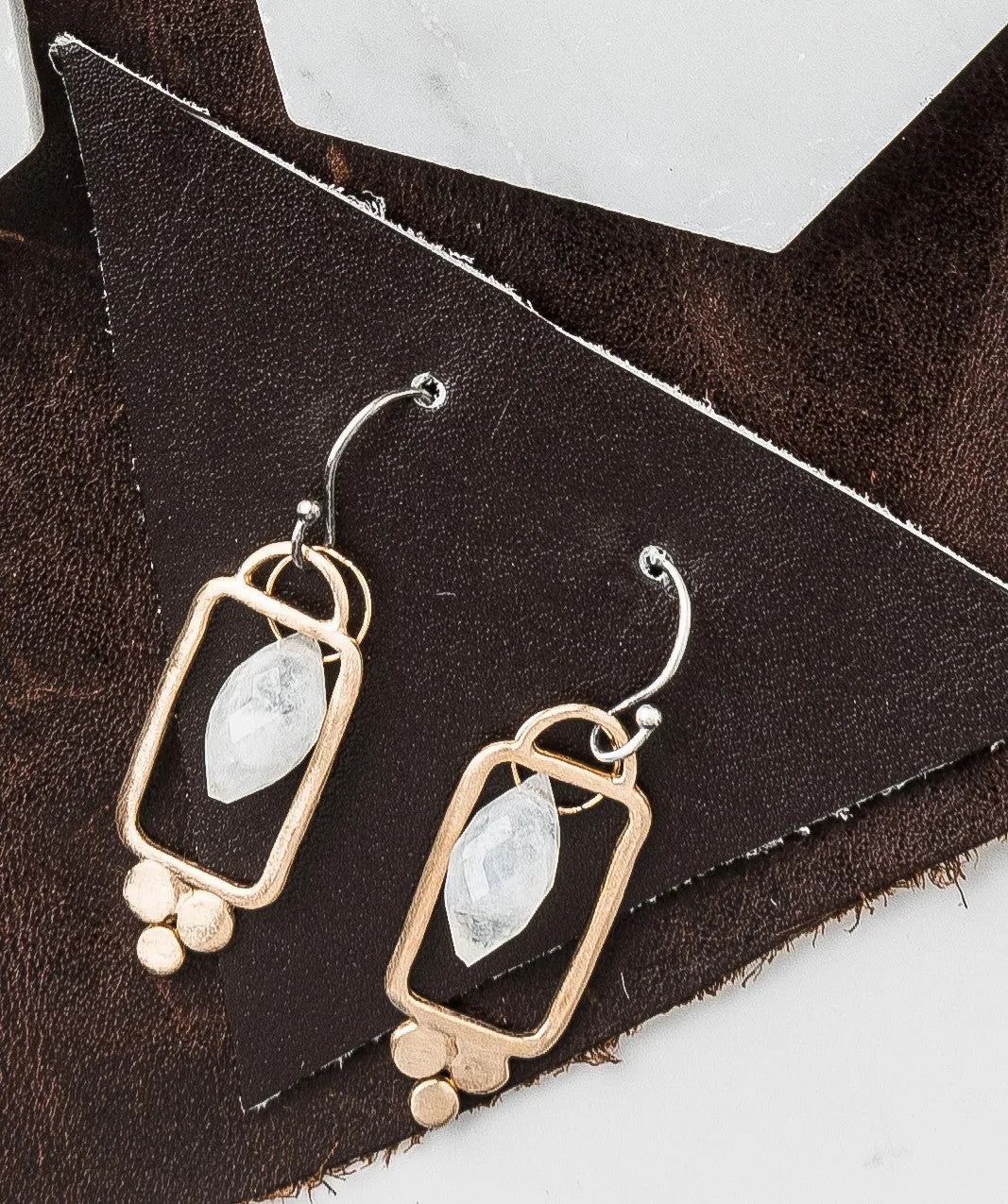 Dewdrop Framed Earring