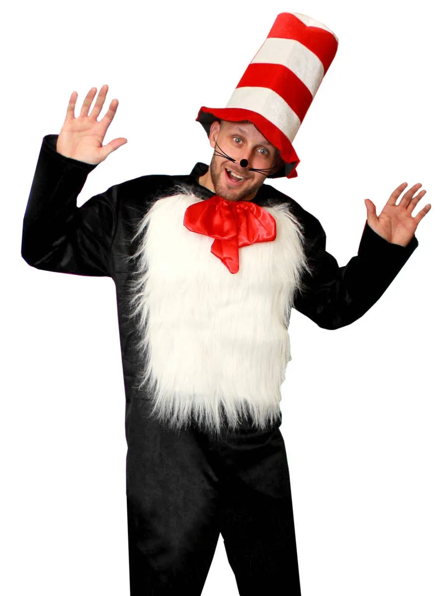 Dr Seuss Inspired Cat in the Hat Plus Size Adults Book Week Costume