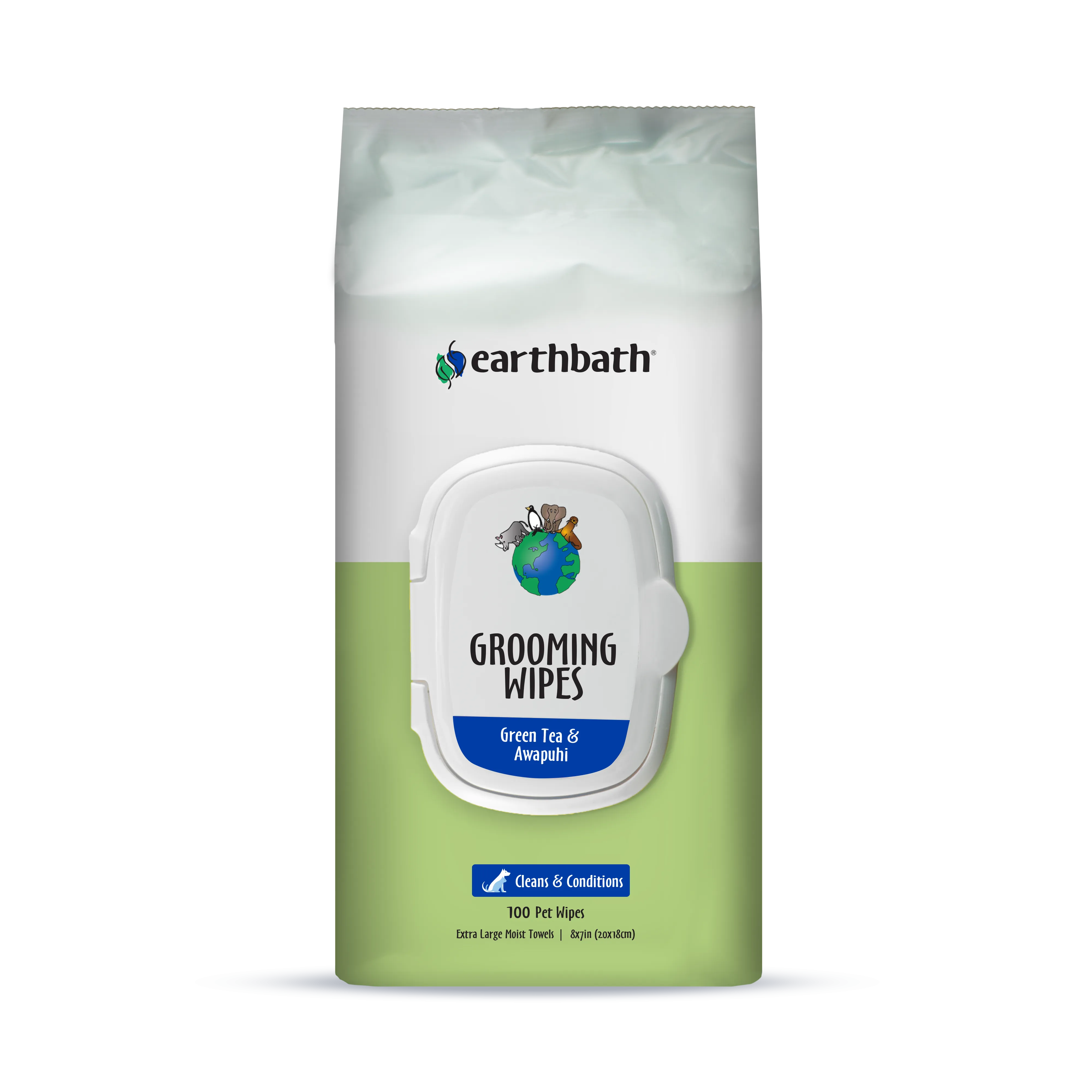 Earthbath Green Tea Grooming Wipes