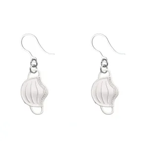 Face Mask Dangles Hypoallergenic Earrings for Sensitive Ears Made with Plastic Posts