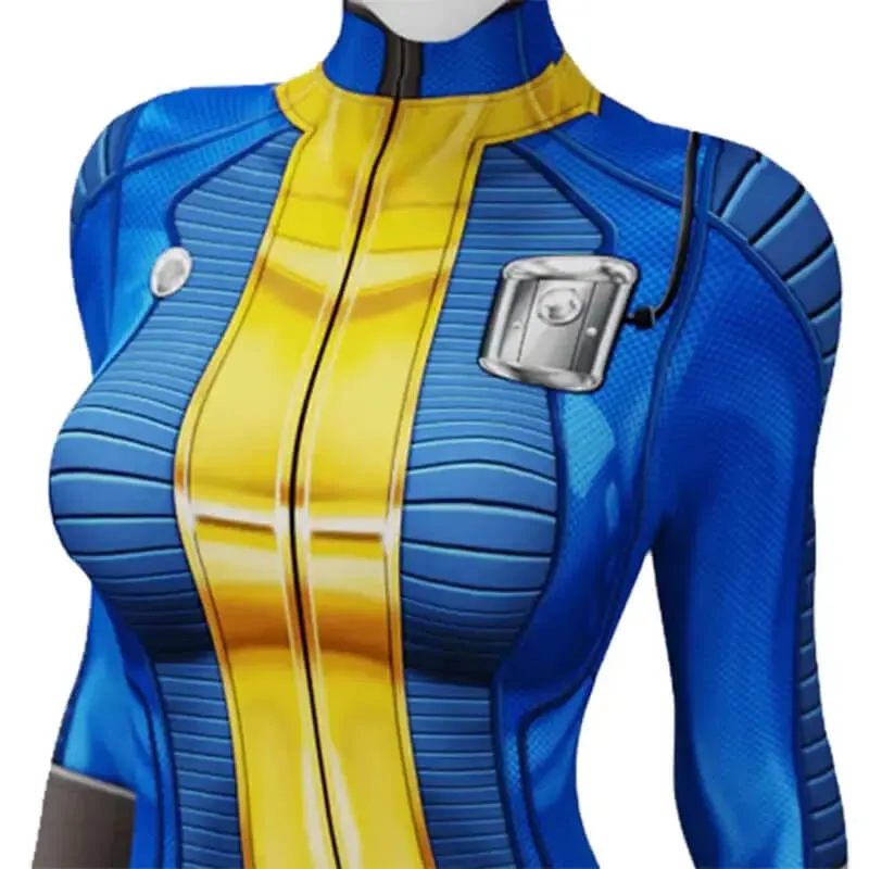 Fallout Cosplay Jumpsuit Vault 111 Suit Women Vault Dweller Suit Halloween BEcostume