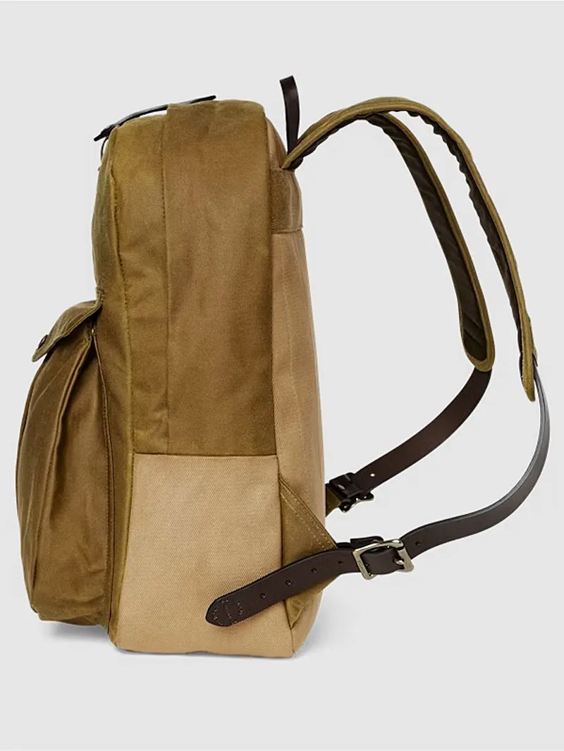 Filson Journeyman Tan Waxed Backpack