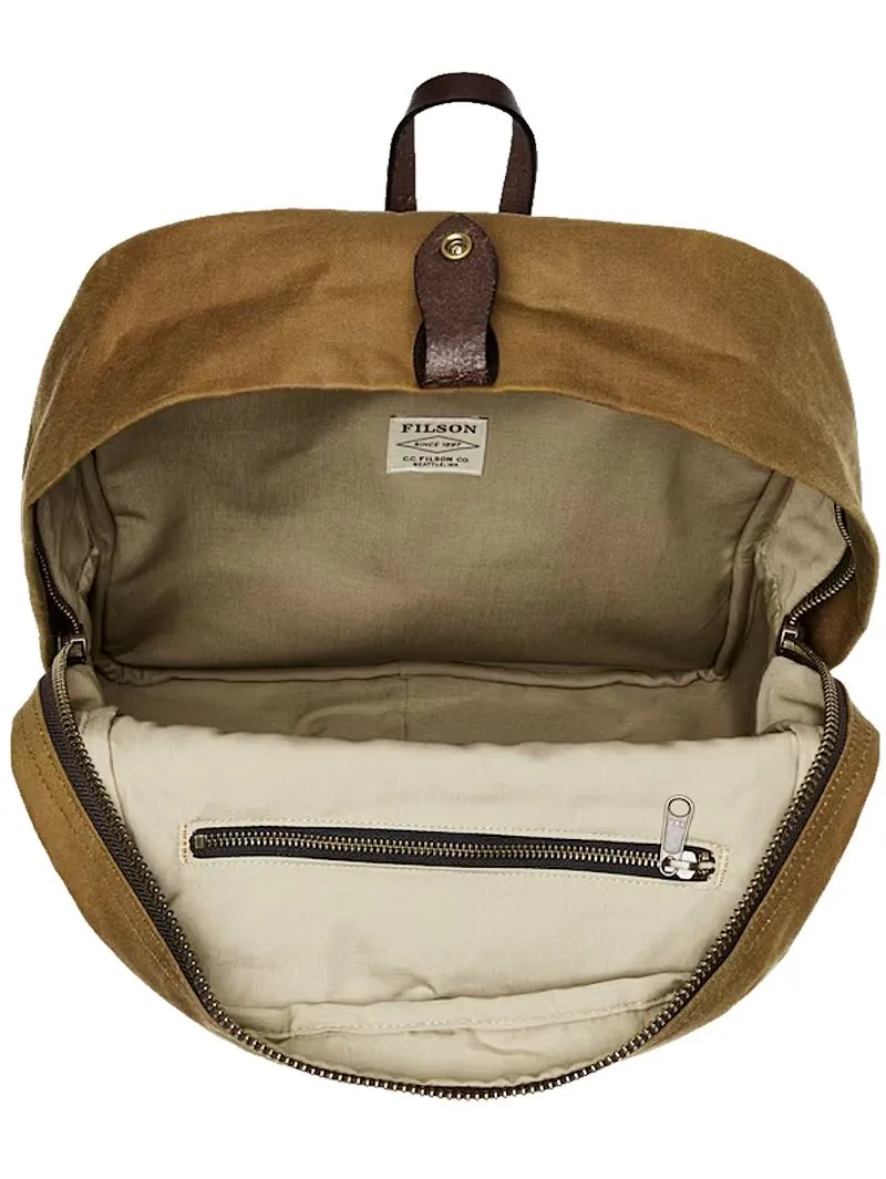 Filson Journeyman Tan Waxed Backpack