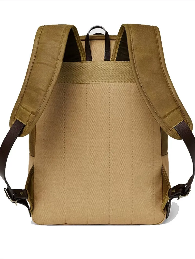 Filson Journeyman Tan Waxed Backpack