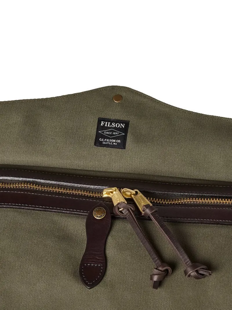 Filson Medium Rugged Twill Duffle in Otter Green