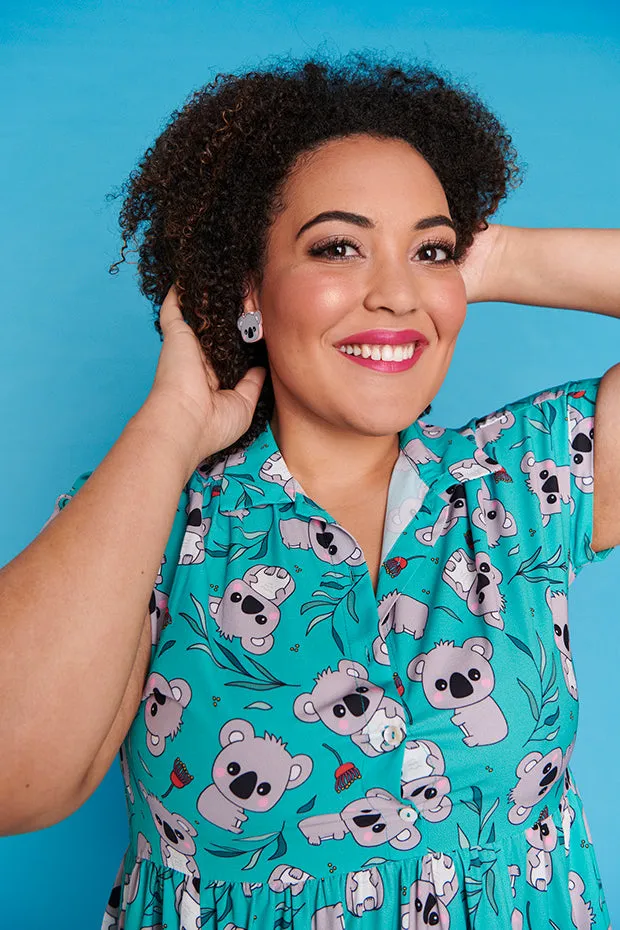 Frankie Green Koala Dress