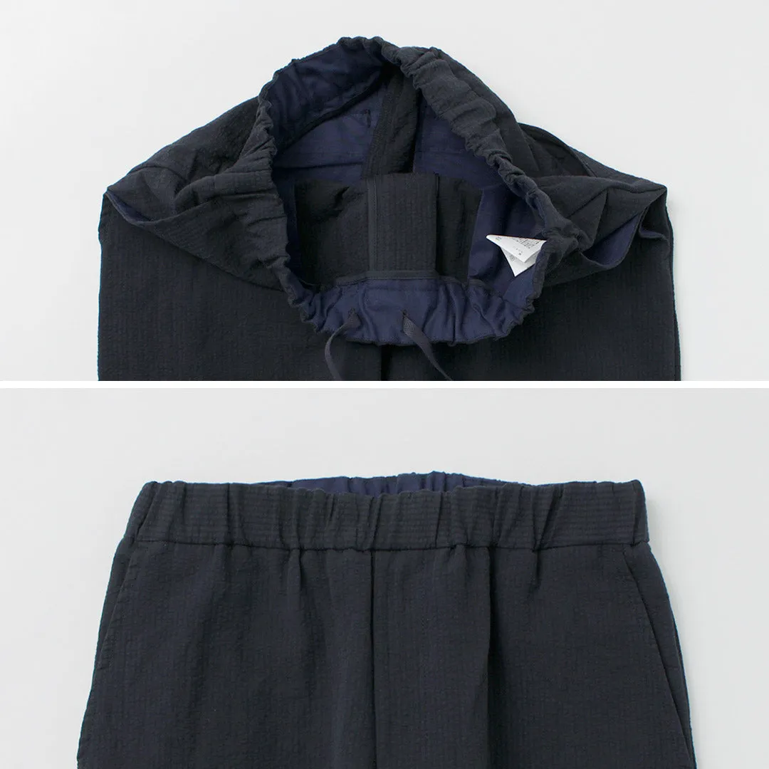 FUJITO / Cotton Linen Seersucker Easy Pants