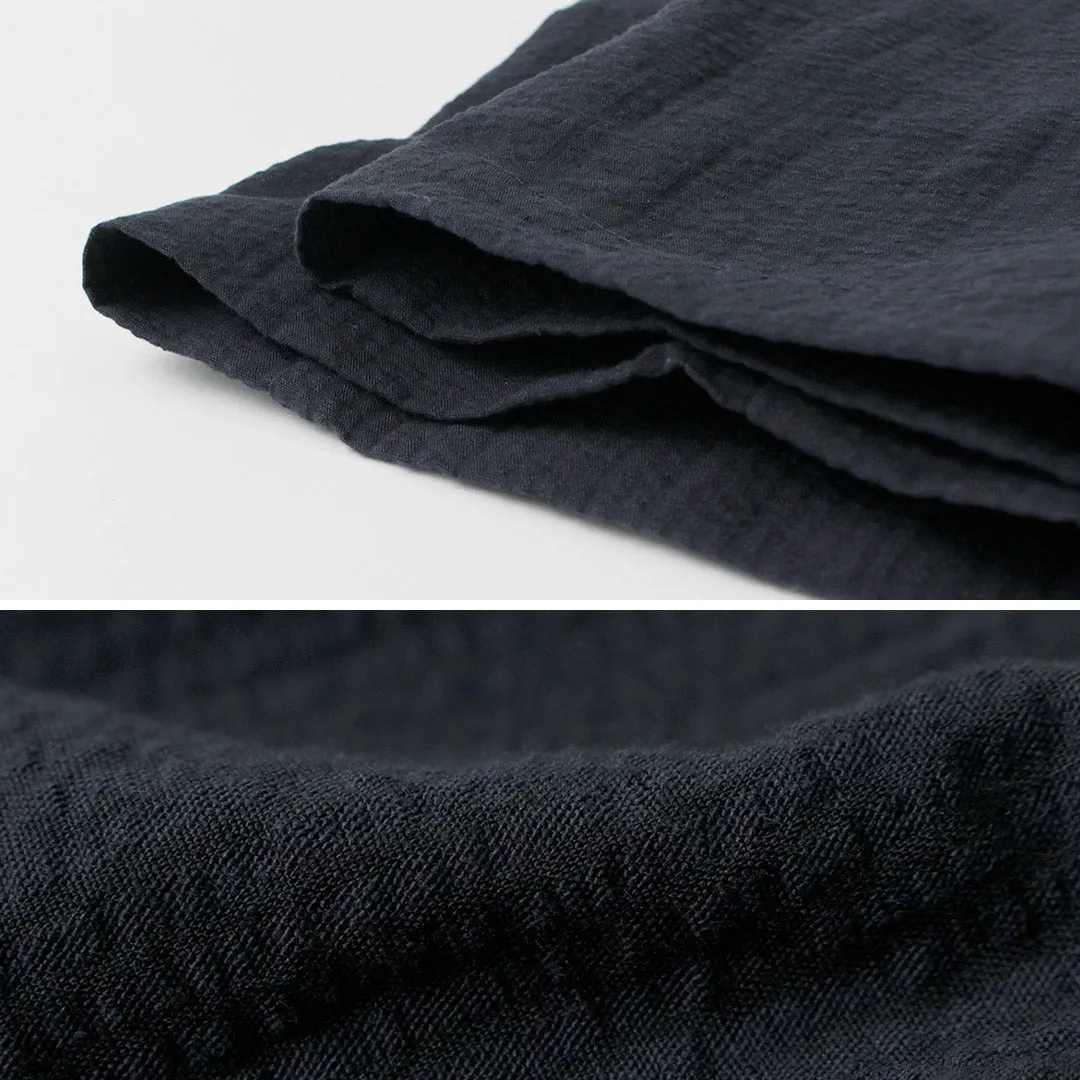 FUJITO / Cotton Linen Seersucker Easy Pants