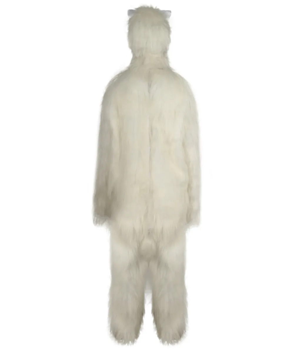 Furry Cat Collection | Men's White Furry Cat Cosplay Costume with Tail