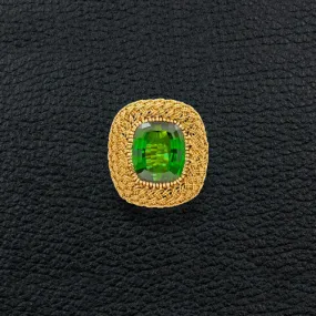 Green Tourmaline Estate Ring