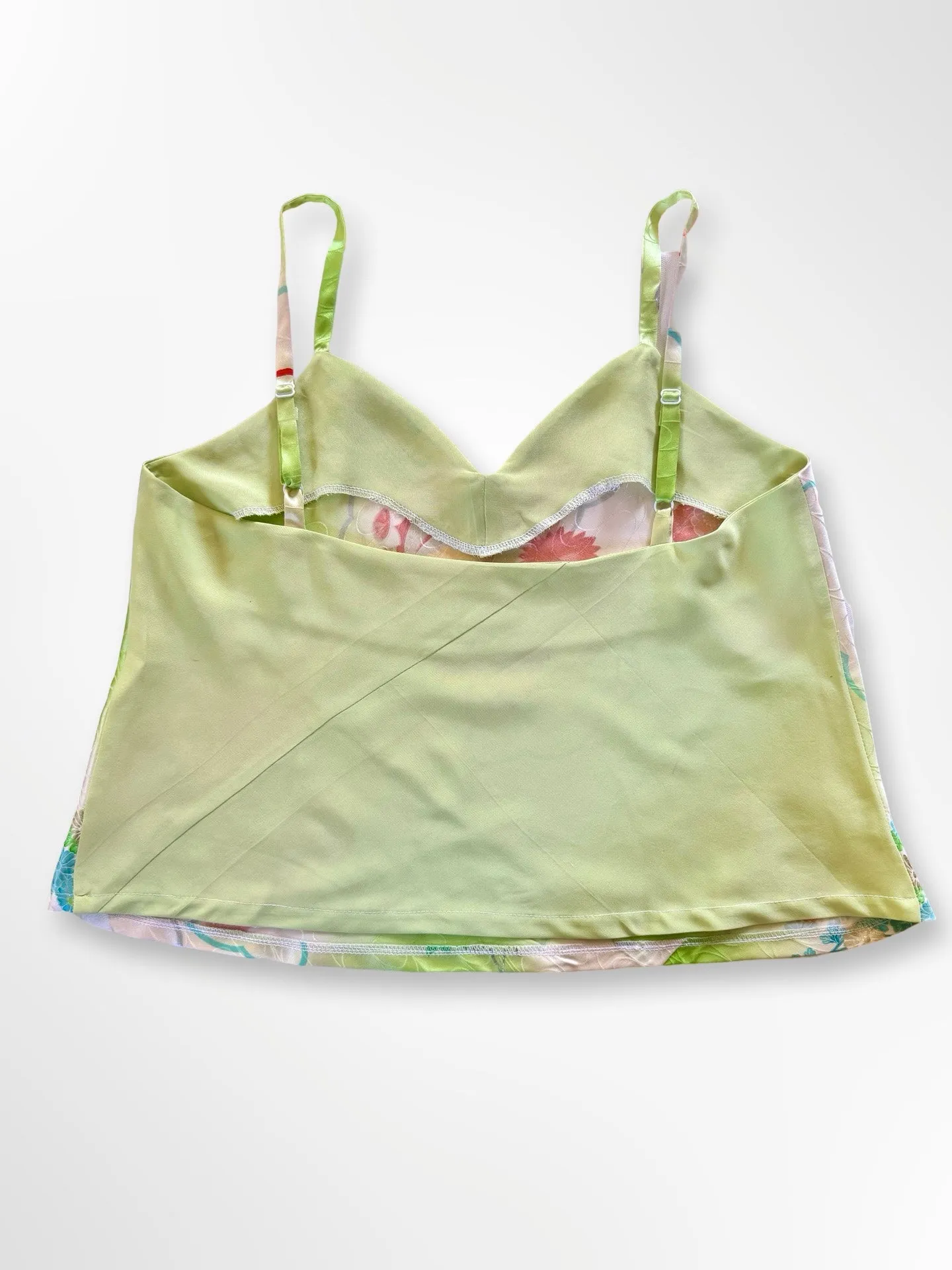 Green with Red Plum Blossoms Camisole