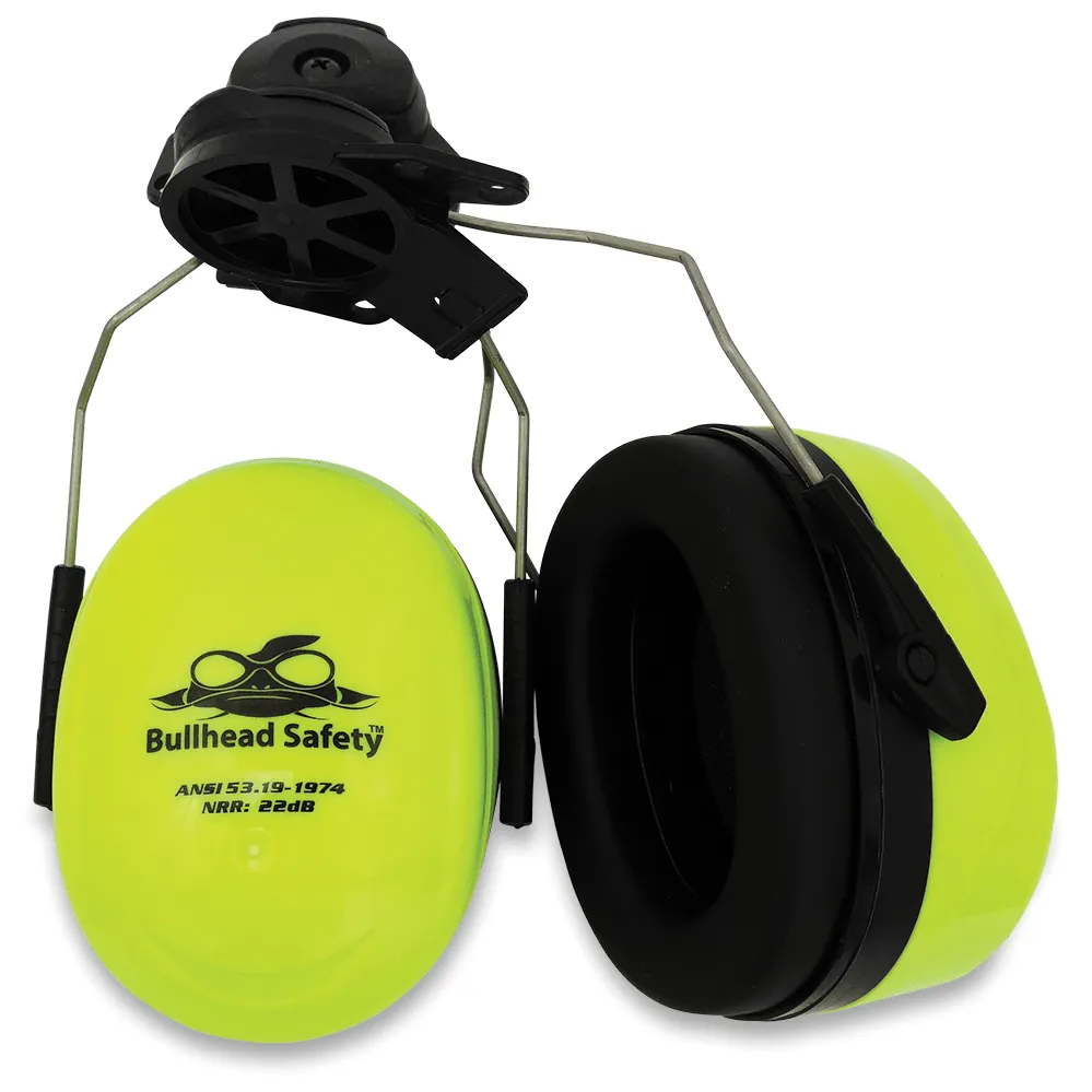 High-Visibility Cap Mounted Earmuffs - NRR 22 dB - HP-M3