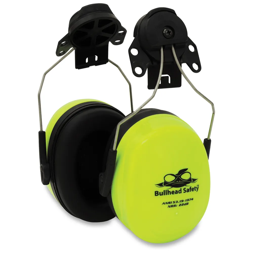 High-Visibility Cap Mounted Earmuffs - NRR 22 dB - HP-M3