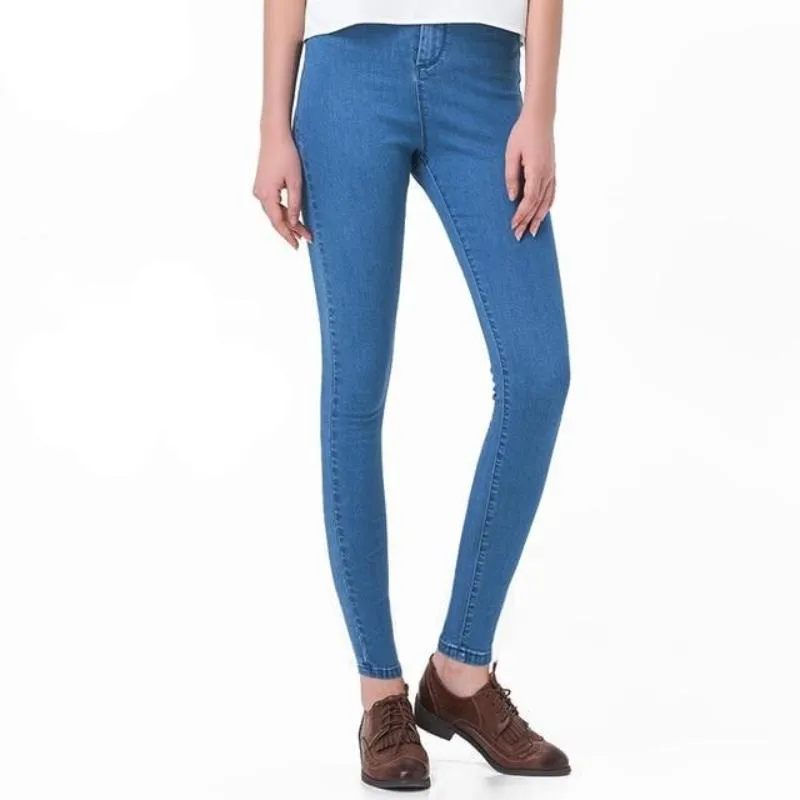 High Waist Full Length Jeans