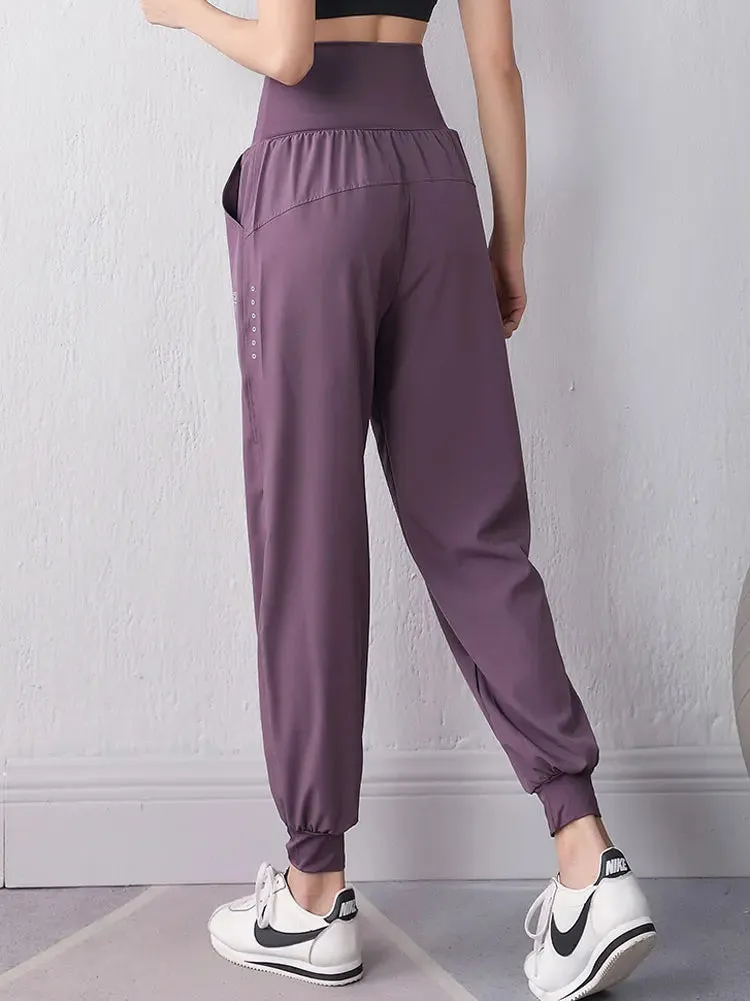 High Waist Tapered Track Yoga Sweatpant