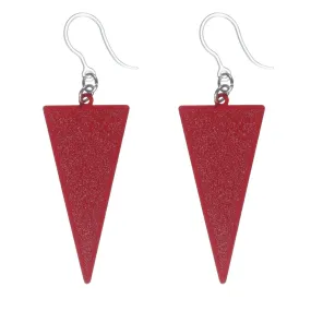 Inverted Triangle Dangles Hypoallergenic Earrings for Sensitive Ears Made with Plastic Posts