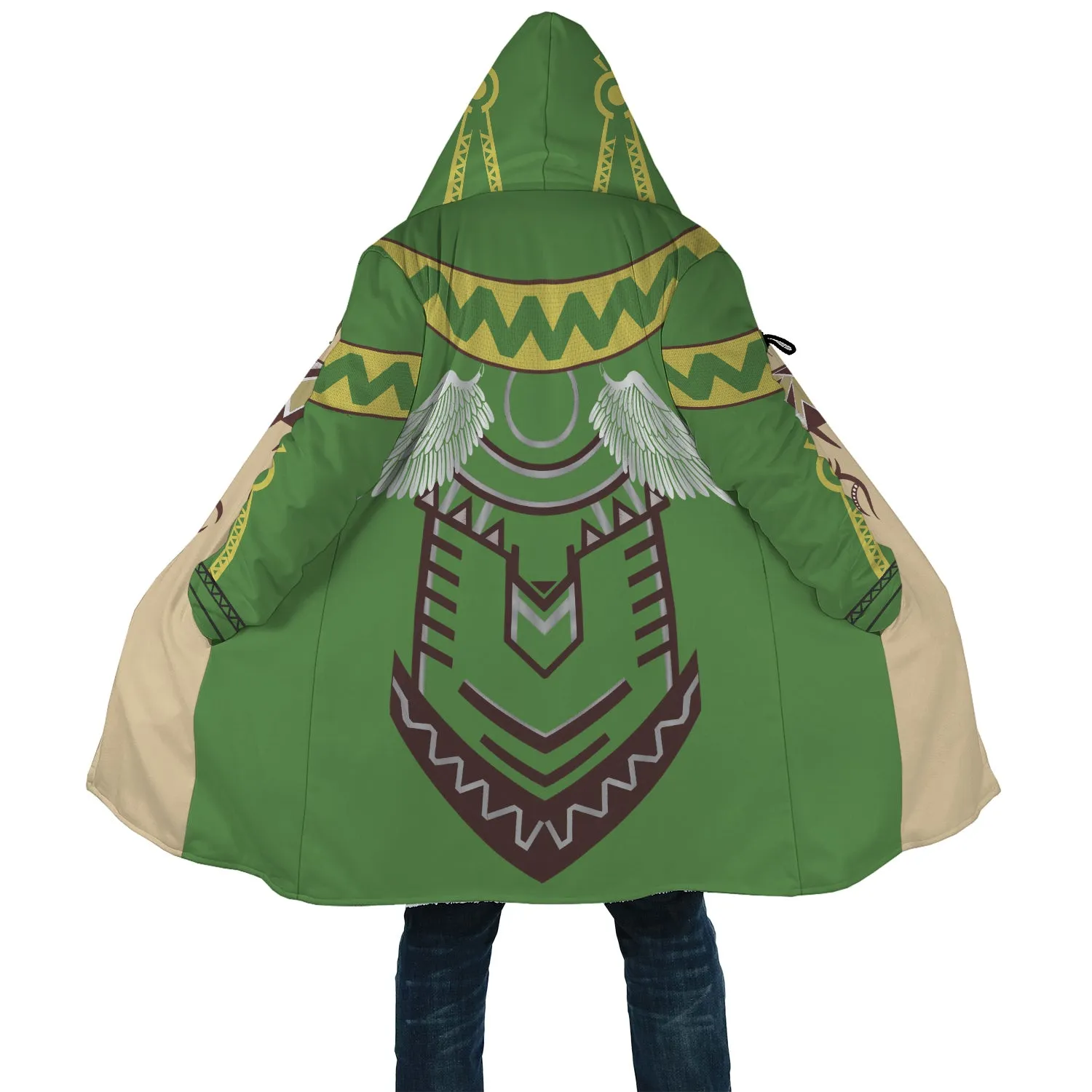 Julia MOTHER NATURE Equil Hooded Coat - GREEN