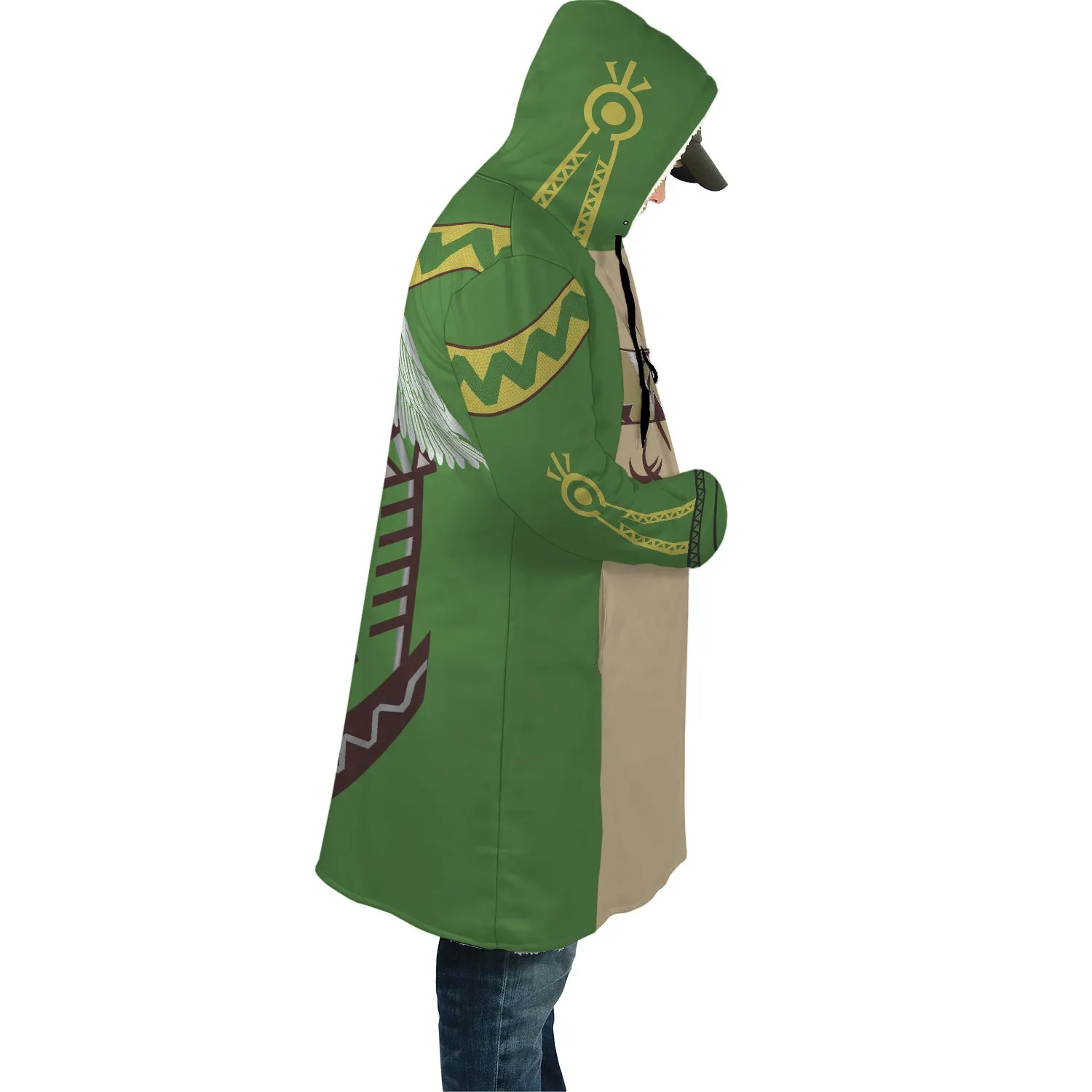 Julia MOTHER NATURE Equil Hooded Coat - GREEN