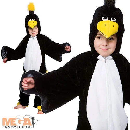 Kids Blackbird Nursery Rhyme Book Animal Fancy Dress Costume