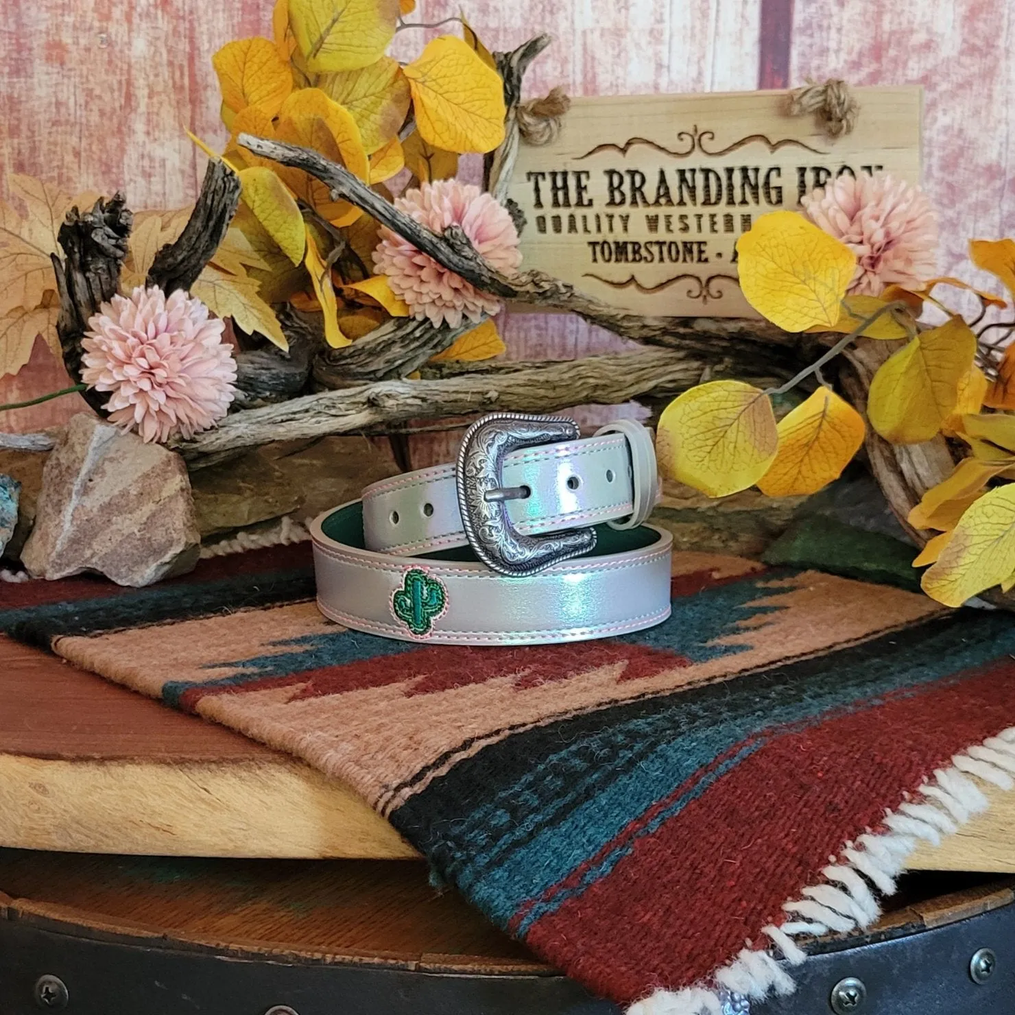 Kids' Iridecsent Saguaro Belt by Catchfly 23201BE2