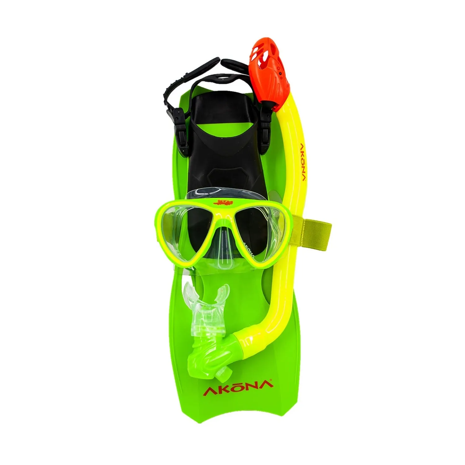 Kids Snorkel Set - Green