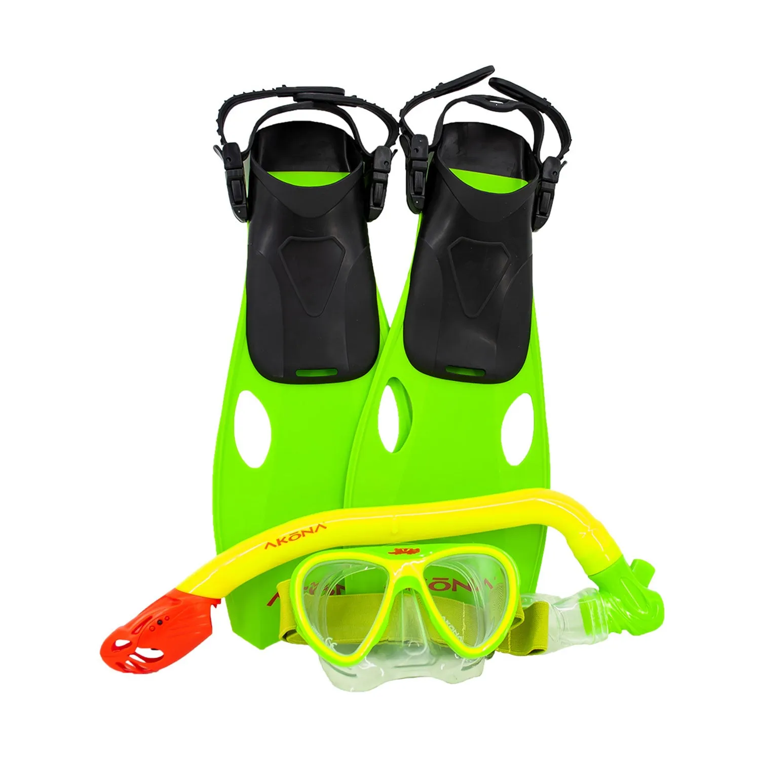 Kids Snorkel Set - Green