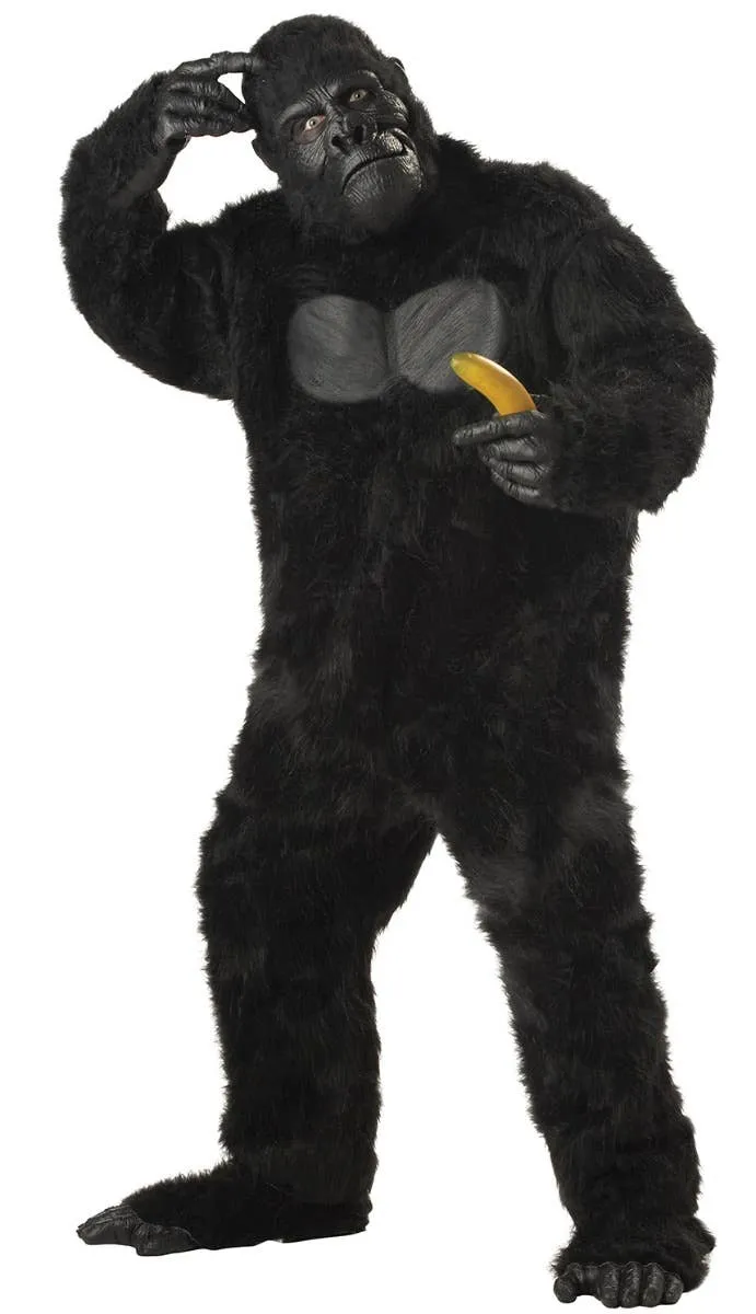 King Kong Black Gorilla Plus Size Adults Costume