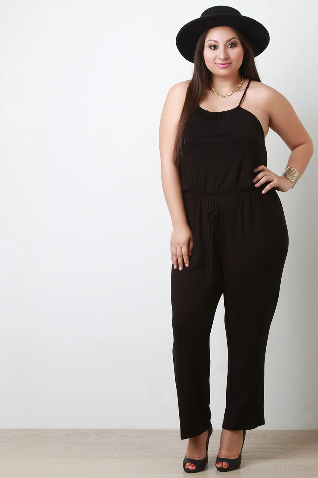 Lace Racerback Jumpsuit