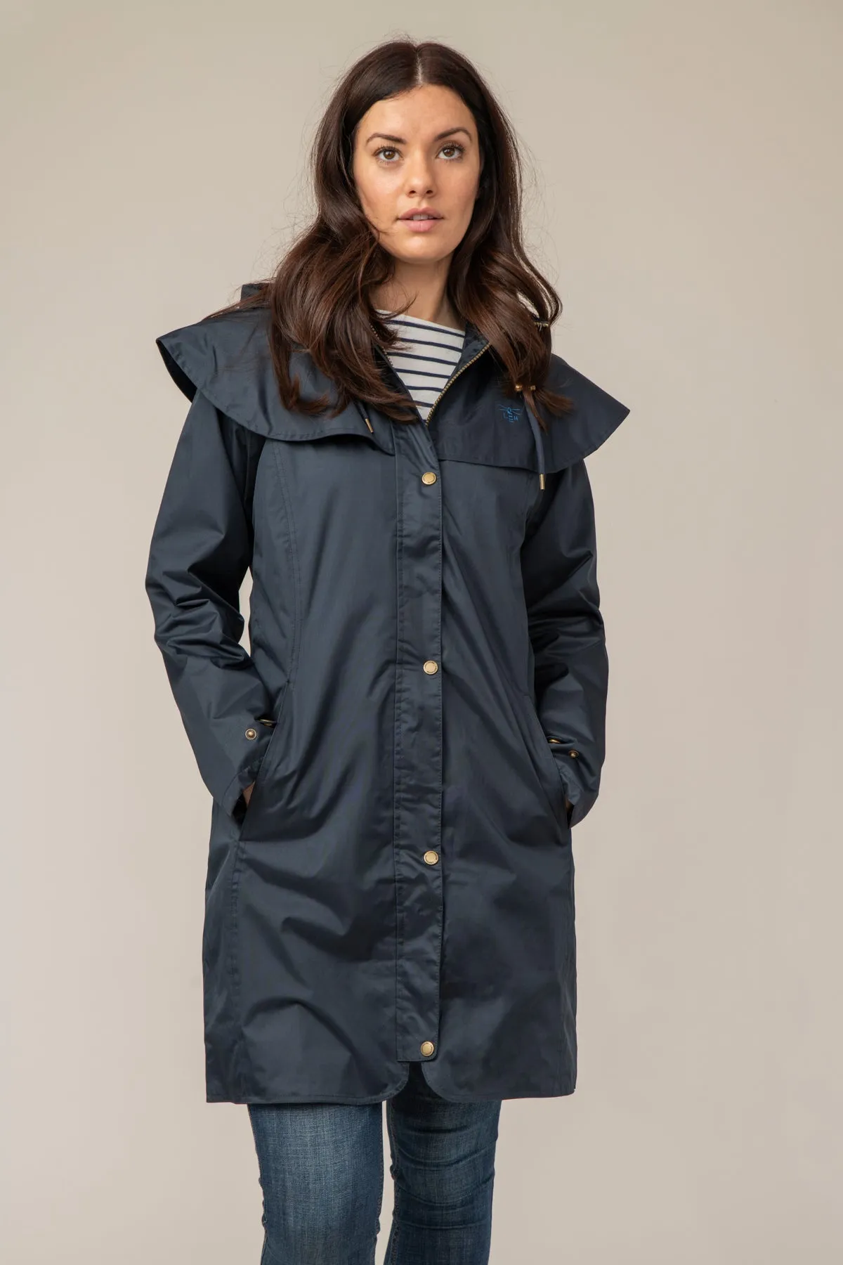 Lighthouse Outrider Raincoat Nightshade 3/4 Length