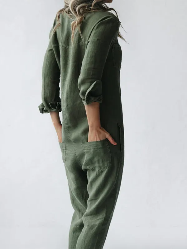 Lina - Long Sleeve Jumpsuit