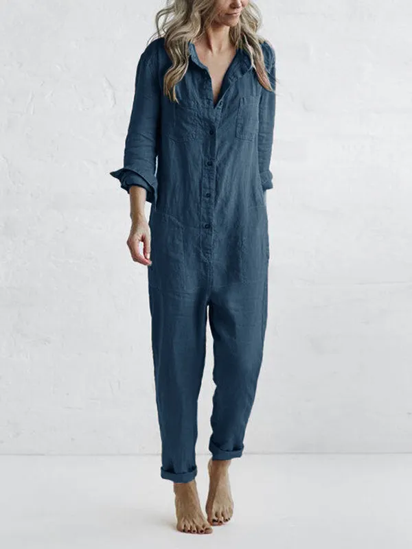 Lina - Long Sleeve Jumpsuit