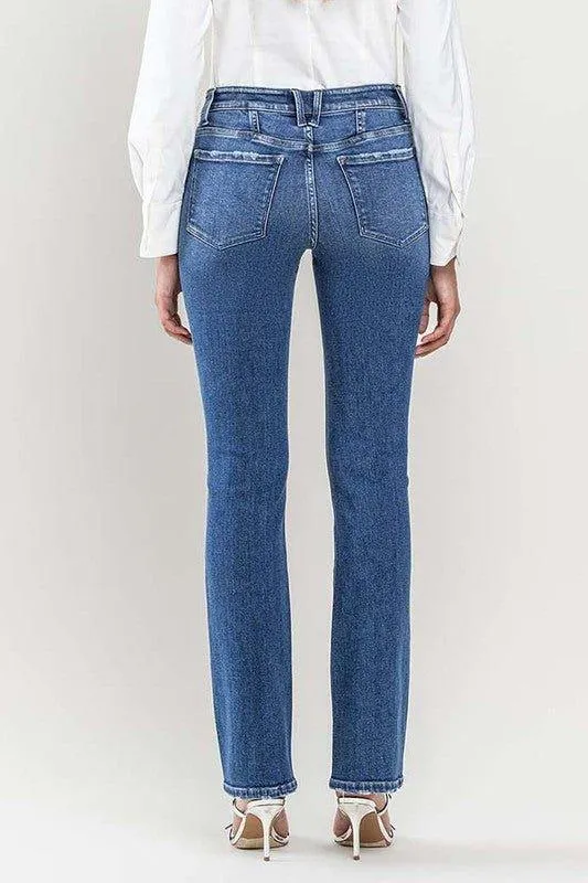 Low Rise Slim Bootcut Jeans