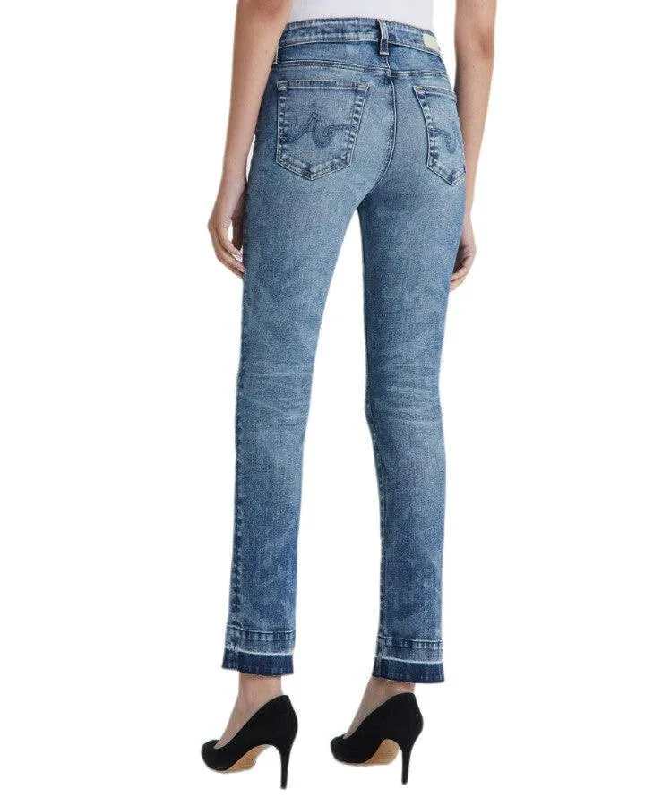 Mari Hi-Rise Slim Straight Ankle Jean