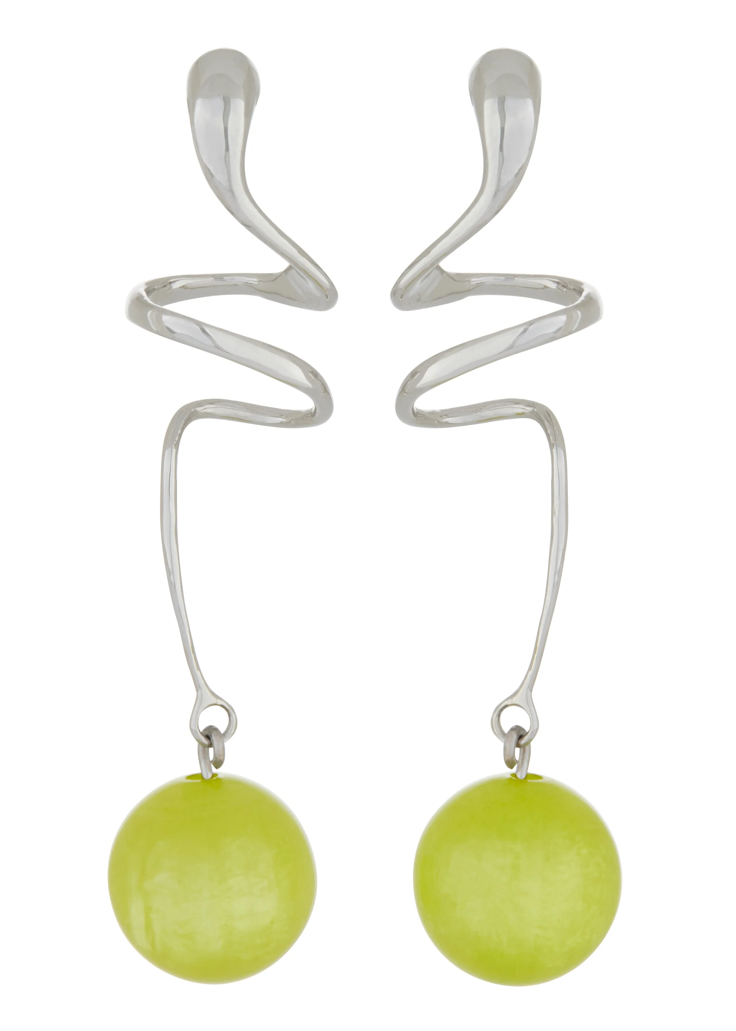 Martini Earring - Olive