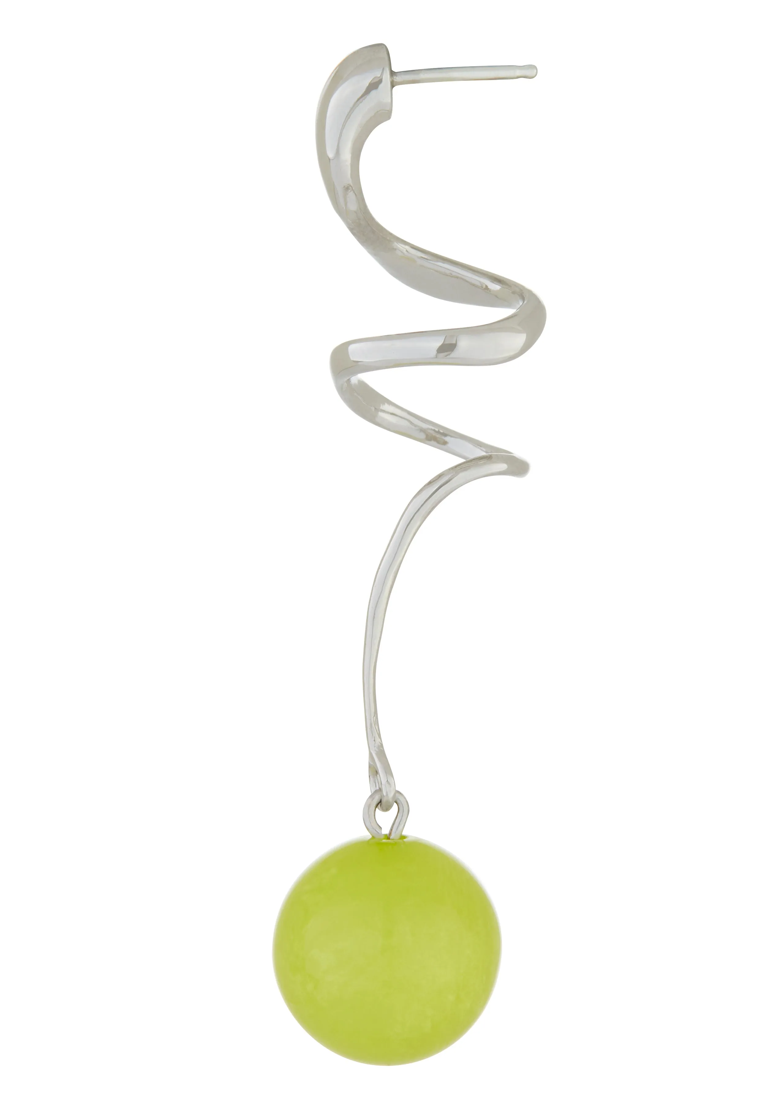 Martini Earring - Olive