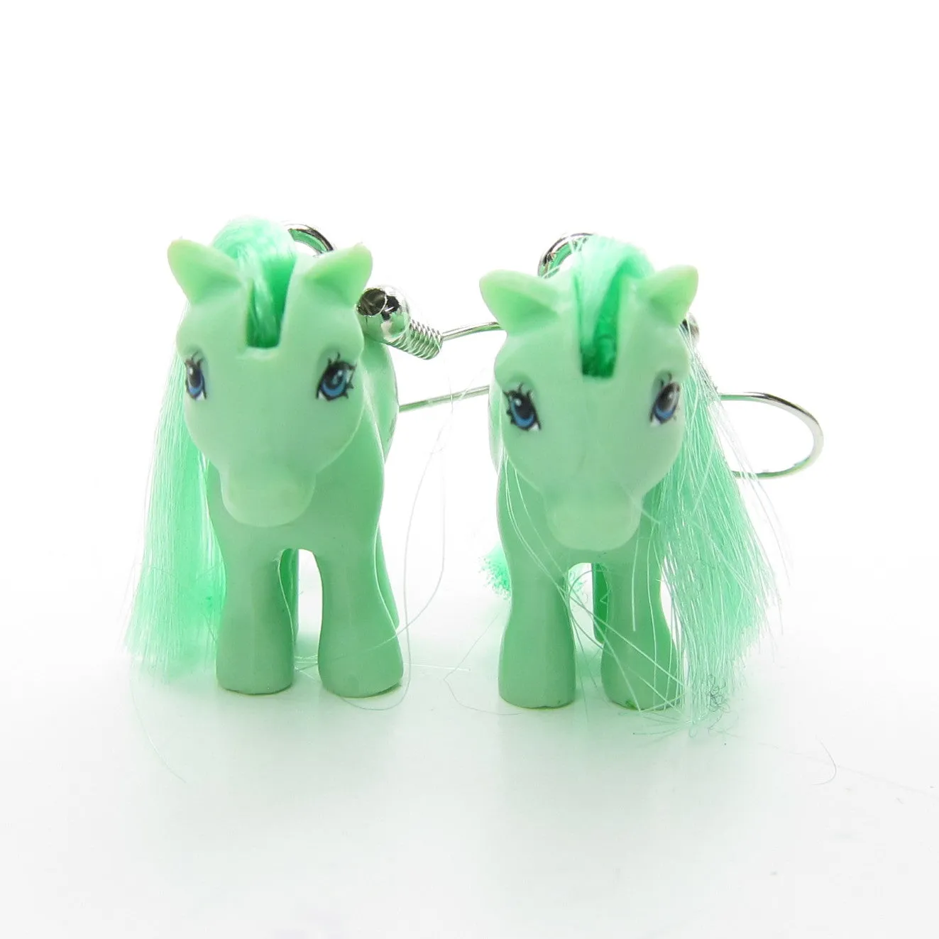 Minty Retro My Little Pony Earrings