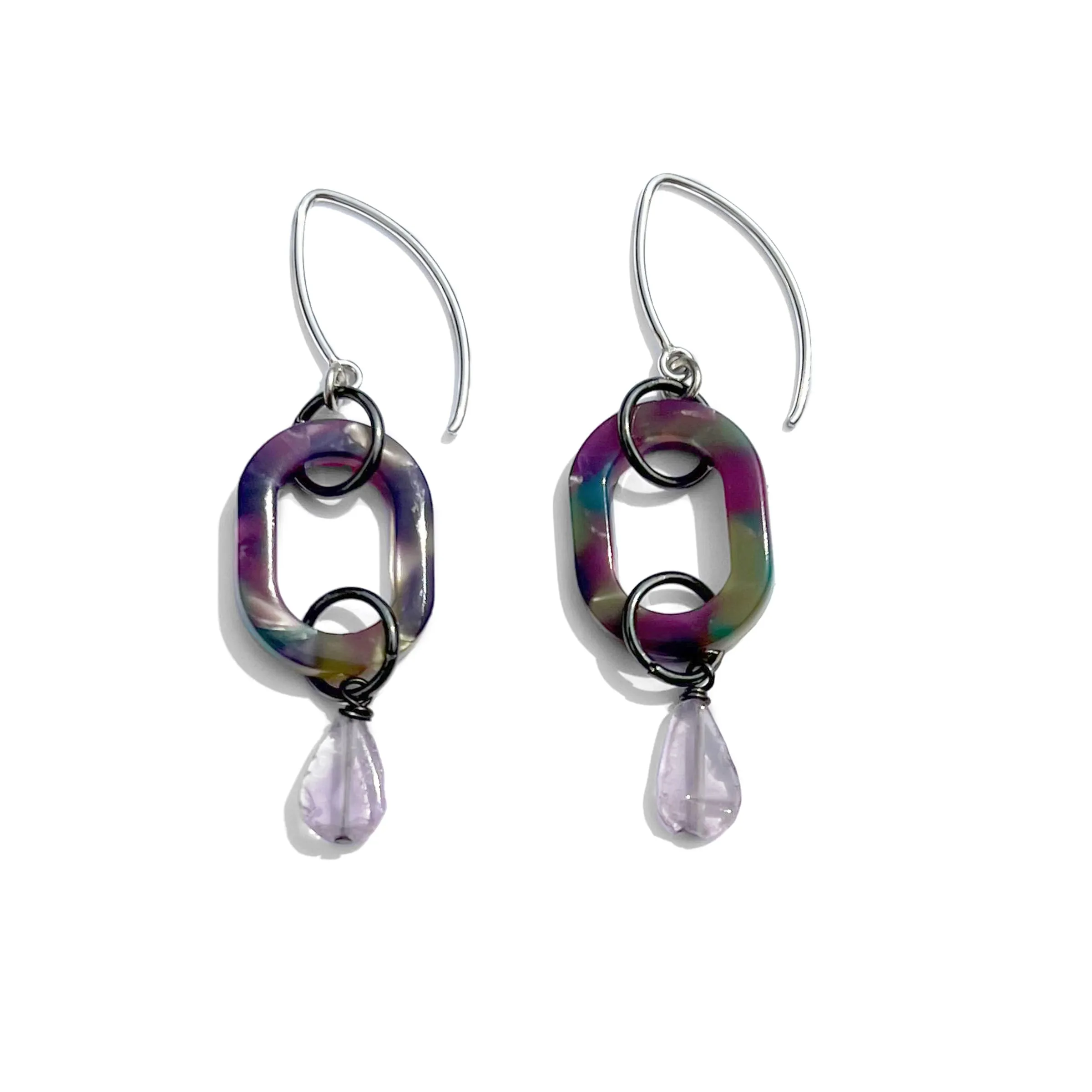 MPR x THE IMAGINARIUM: Lavender Tropical Drop Earrings