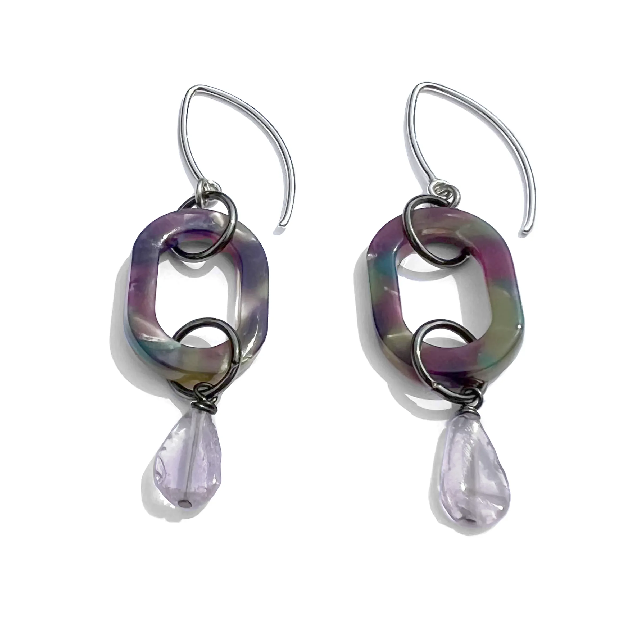 MPR x THE IMAGINARIUM: Lavender Tropical Drop Earrings