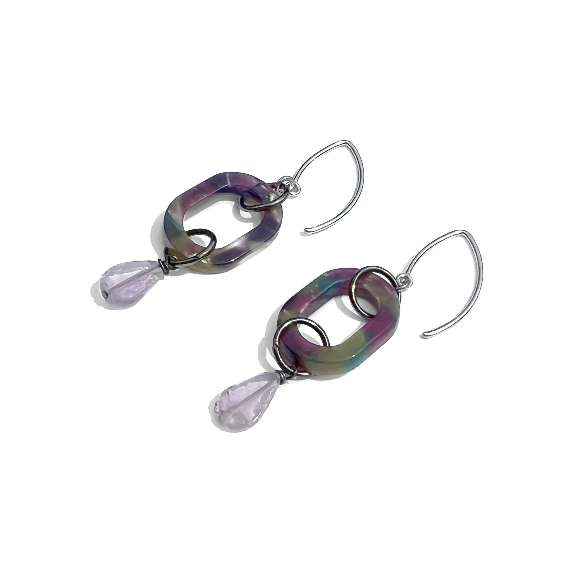 MPR x THE IMAGINARIUM: Lavender Tropical Drop Earrings