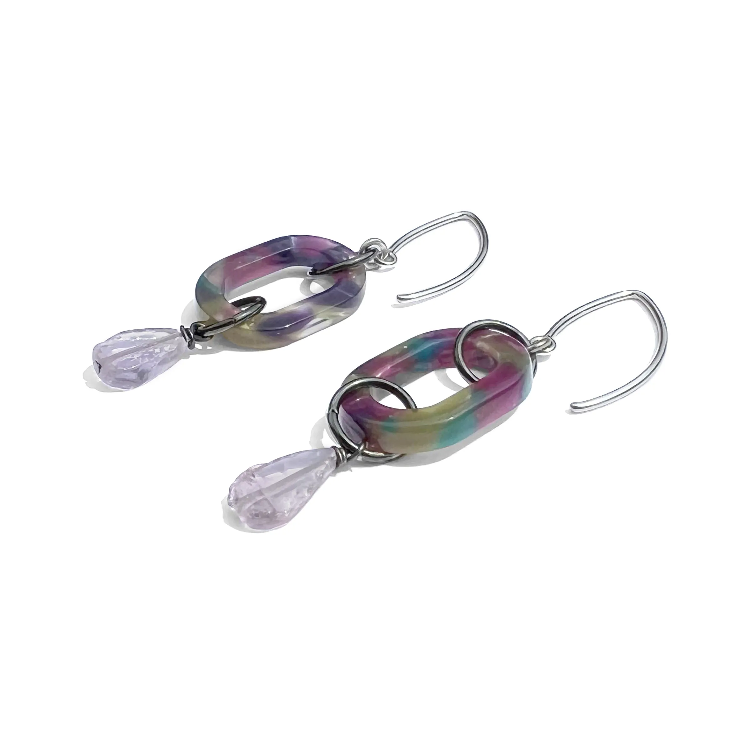 MPR x THE IMAGINARIUM: Lavender Tropical Drop Earrings