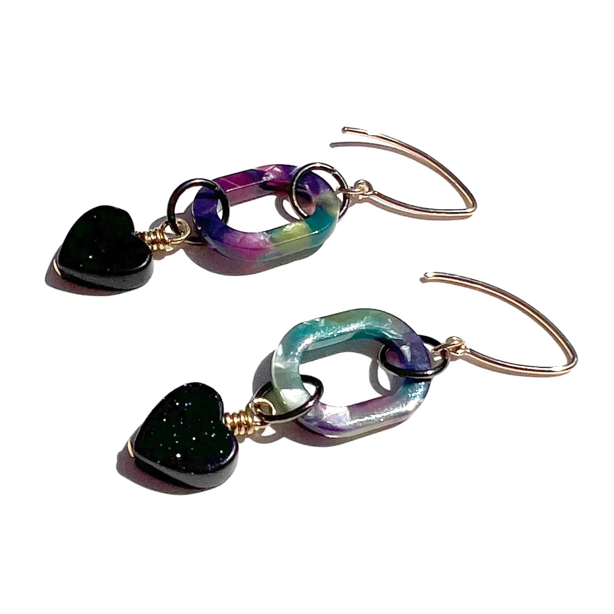 MPR x THE IMAGINARIUM: Sparkle Heart Tropical Earrings