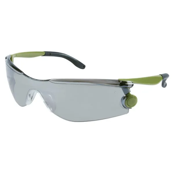 MT127 MCR Safety MT1 Series Safety Glasses, Silver Mirror Lens