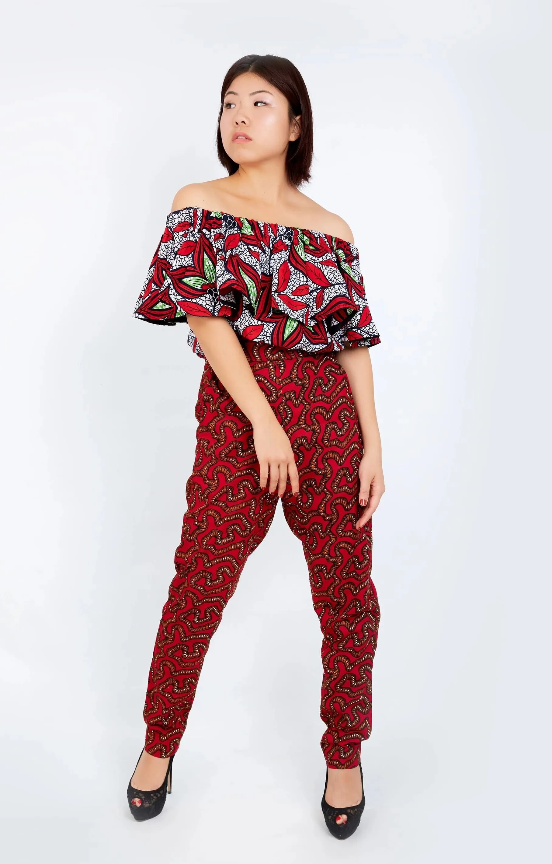 New in - Erikka African Print Ankara Pencil Trousers