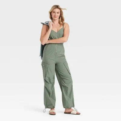 New - Women's Maxi Cargo Jumpsuit - Universal Thread