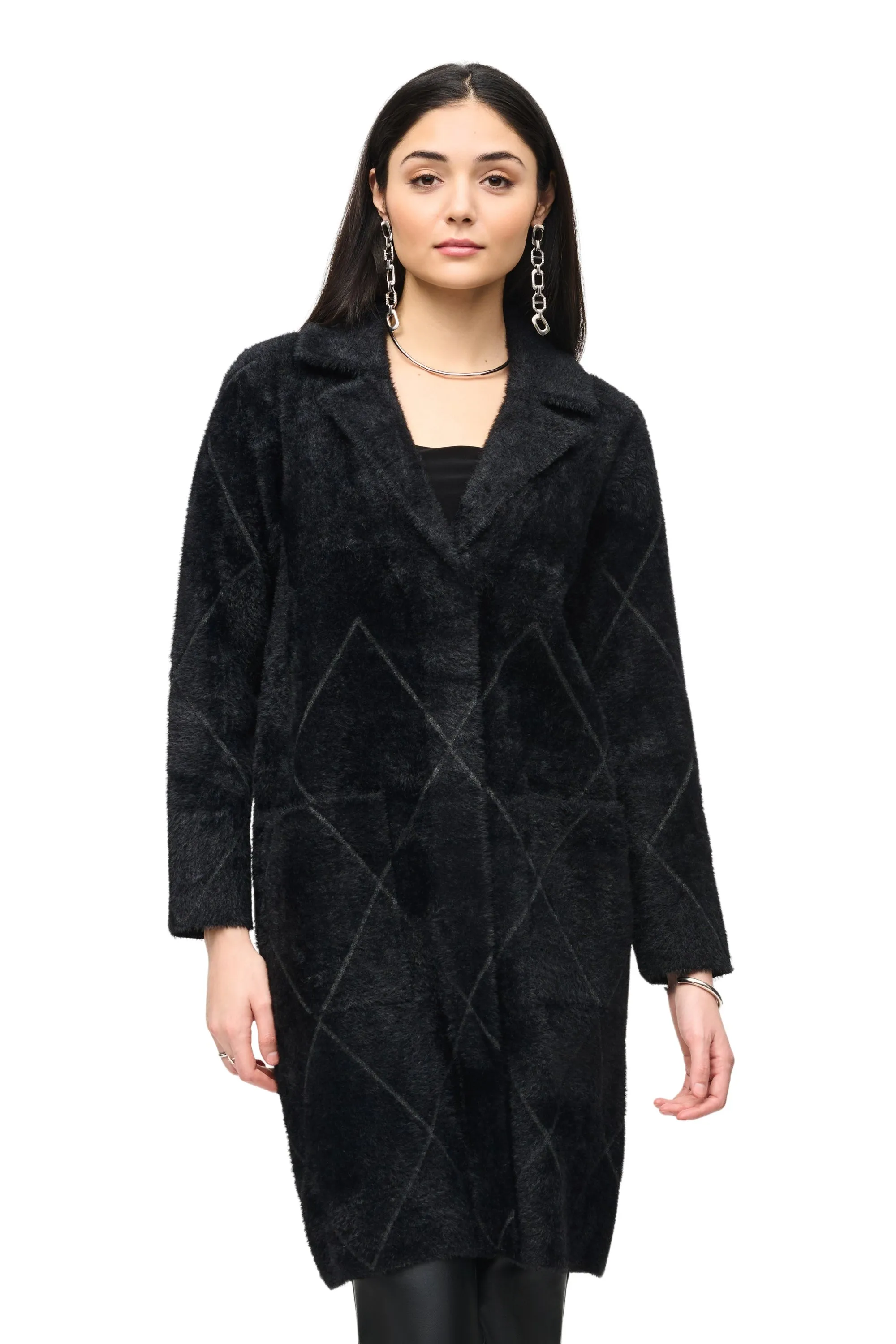 Notched Collar Coat