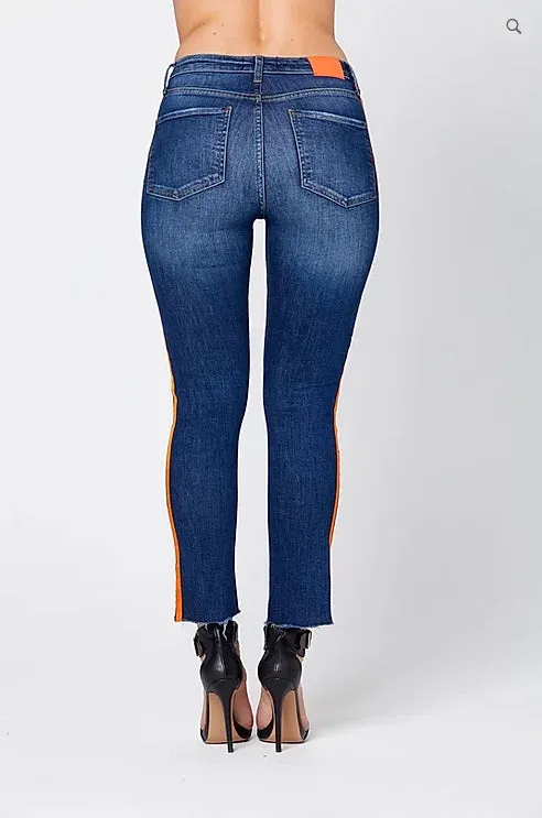 O-RUN' CROPPED JEANS