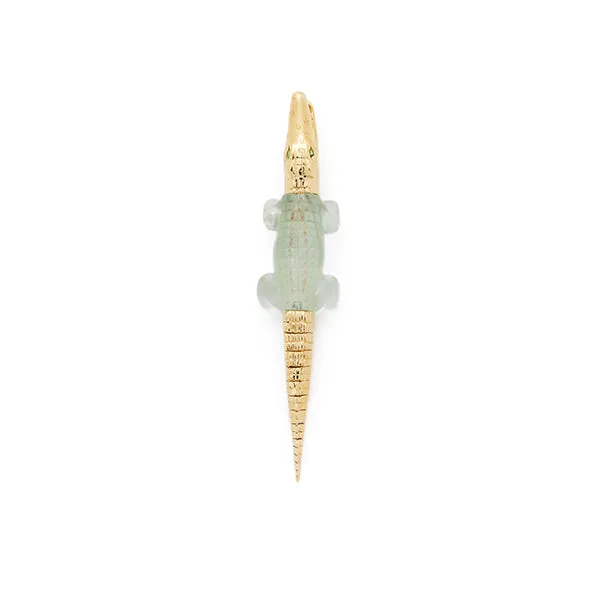 Ocean Alligator Bite Single Earring