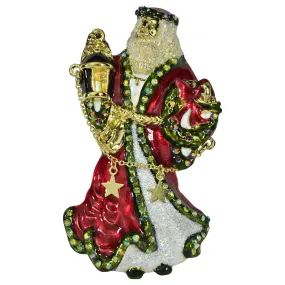 Old Saint Nick Pin Pendant (Goldtone/Traditional)